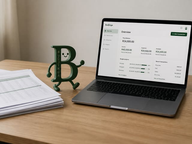 From spreadsheet pages to the Budjinga web app
